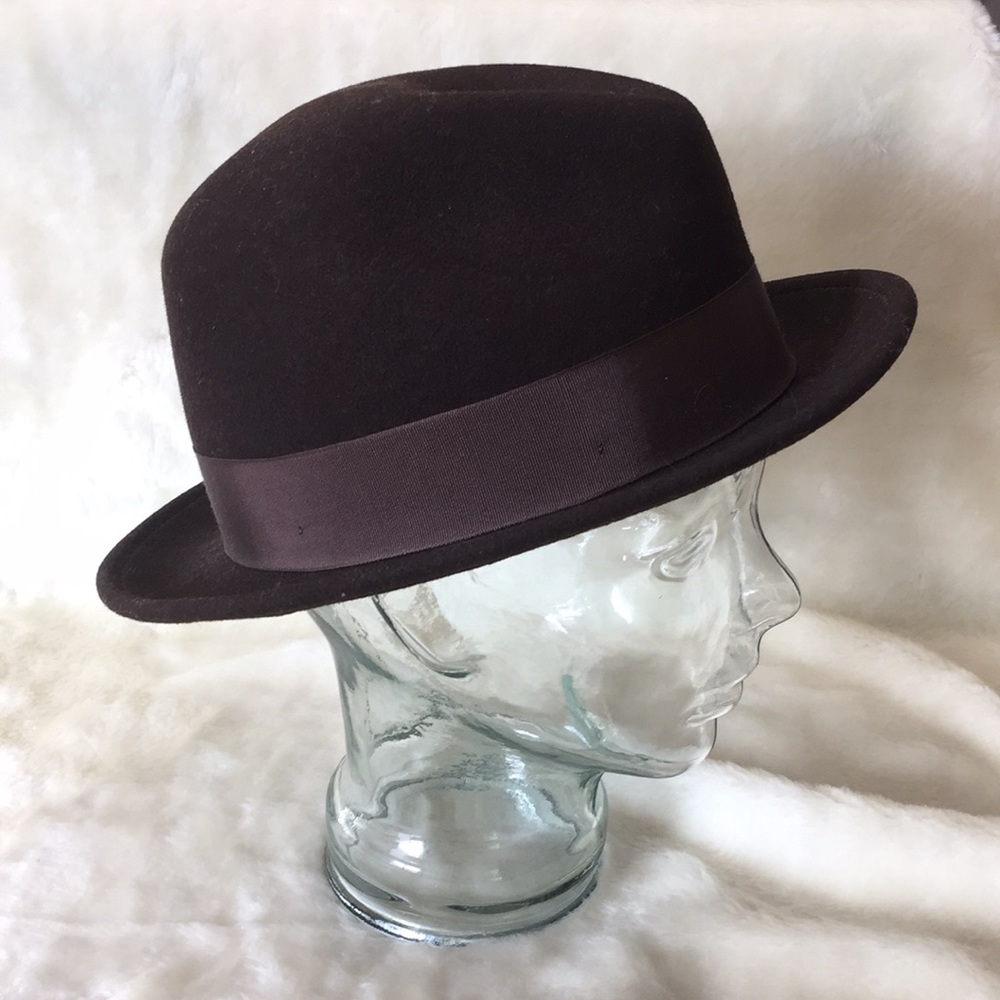 ♦️Linwood Avenue by Broner Felt Fedora Made in USA - Picture 3 of 12